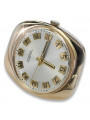 Oro rosa antiguo original de 14 Vintage Rose 14k 585 Gold Men's Watch Raketa vw002