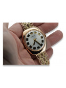 Reloj de oro de 14k con rosa vintage para hombre vw002&vbw002