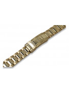 14 Karat Gelbgold Rolex-Stil Armband-Uhr für Herren mbw017y