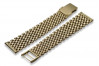 Italian 14K Yellow Gold Adjustable Watch Bracelet mbw004y