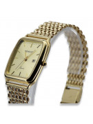 Gelbgold Herrenuhr Geneve in 14 Karat 585 Gold mw002y&mbw004y