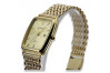 Złoty męski zegarek Geneve 585 14k mw002y&mbw004y