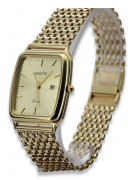 Reloj de oro para hombre Geneve ★ zlotychlopak.pl ★ Pureza de oro 585 333 Precio bajo!