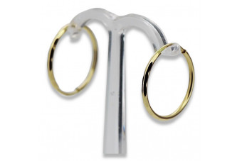 Gold Ohrringe ★ zlotychlopak.pl ★ Gold Probe 585 333 Niedriger Preis!