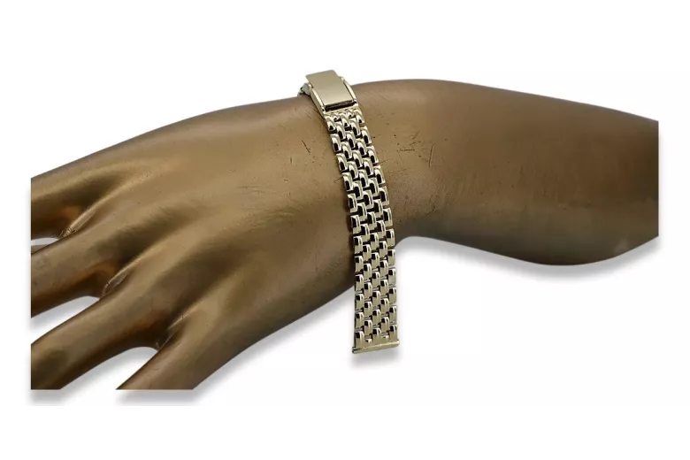 Yellow rose gold watch bracelet ★ russiangold.com ★ Gold 585 333 Low price