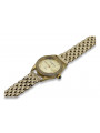 Goldene Herrenuhr Geneve ★ zlotychlopak.pl ★ Gold Reinheit 585 333 Niedriger Preis!