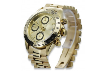 Reloj de hombre en oro amarillo 14k 585 Geneve mw041y&mbw015y