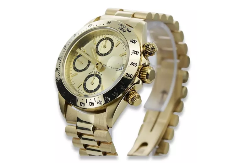 Montre homme en or Genève ★ zlotychlopak.pl ★ Pureté de l’or 585 333 Prix bas!