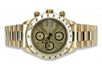 Reloj de hombre en oro amarillo 14k 585 Geneve mw041y&mbw015y