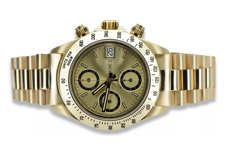 Montre homme en or Genève ★ zlotychlopak.pl ★ Pureté de l’or 585 333 Prix bas!