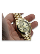 Goldene Herrenuhr Geneve ★ zlotychlopak.pl ★ Gold Reinheit 585 333 Niedriger Preis!