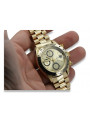 Goldene Herrenuhr Geneve ★ zlotychlopak.pl ★ Gold Reinheit 585 333 Niedriger Preis!