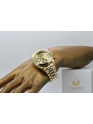 Reloj de oro para hombre Geneve ★ zlotychlopak.pl ★ Pureza de oro 585 333 Precio bajo!