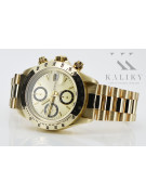 Gold men's watch Geneve ★ zlotychlopak.pl ★ Gold purity 585 333 Low Price!