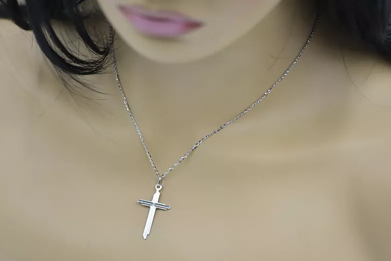 Golden Catholic Cross ★ russiangold.com ★ Gold 585 333 Low price