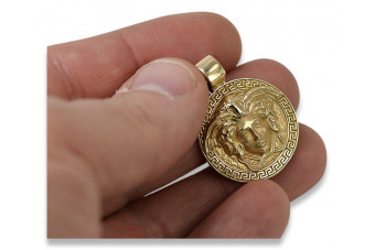 Pandantiv de aur ★ zlotychlopak.pl ★ probă de aur 585 333 preț scăzut