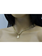 Divine Protection 14k Gold Pendant & Chain pm004yS&cc074y