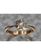 Vintage Diamant Ring aus 14k Roségold, Weißgold, verschiedene Edelsteine. vrd353