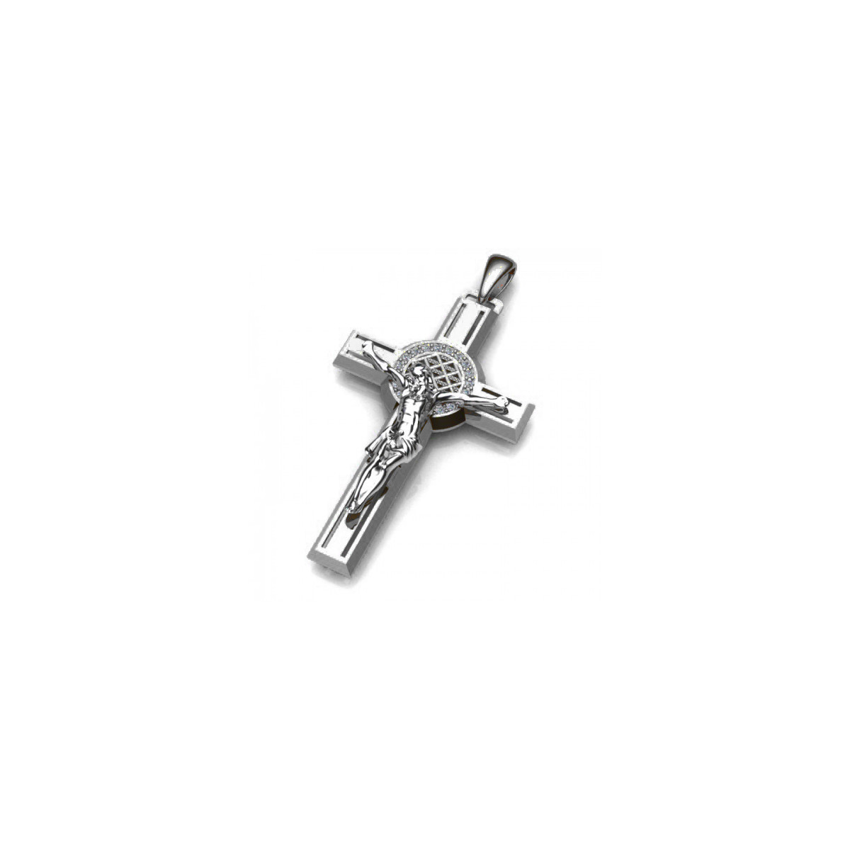 Golden Catholic Cross ★ russiangold.com ★ Gold 585 333 Low price