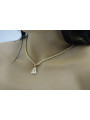 Divine 14k Gold Pendant & Corda Chain pm004yXS&cc019y