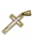 Goldenes katholisches Kreuz ★ russiangold.com ★ Gold 585 333 Niedriger Preis