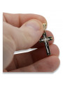 Golden Catholic Cross ★ russiangold.com ★ Gold 585 333 Low price