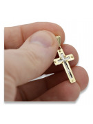 Golden Catholic Cross ★ russiangold.com ★ Gold 585 333 Low price