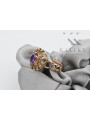 Russe soviétique rose 14k 585 or Alexandrite Rubis Émeraude Saphir Zircon bague vrc032