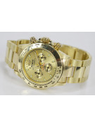 Reloj de oro para hombre Geneve ★ zlotychlopak.pl ★ Pureza de oro 585 333 Precio bajo!