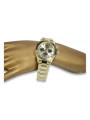 Gold men's watch Geneve ★ zlotychlopak.pl ★ Gold purity 585 333 Low Price!