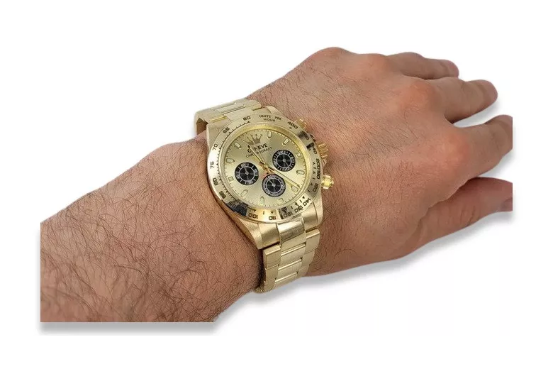 Montre homme en or Genève ★ zlotychlopak.pl ★ Pureté de l’or 585 333 Prix bas!