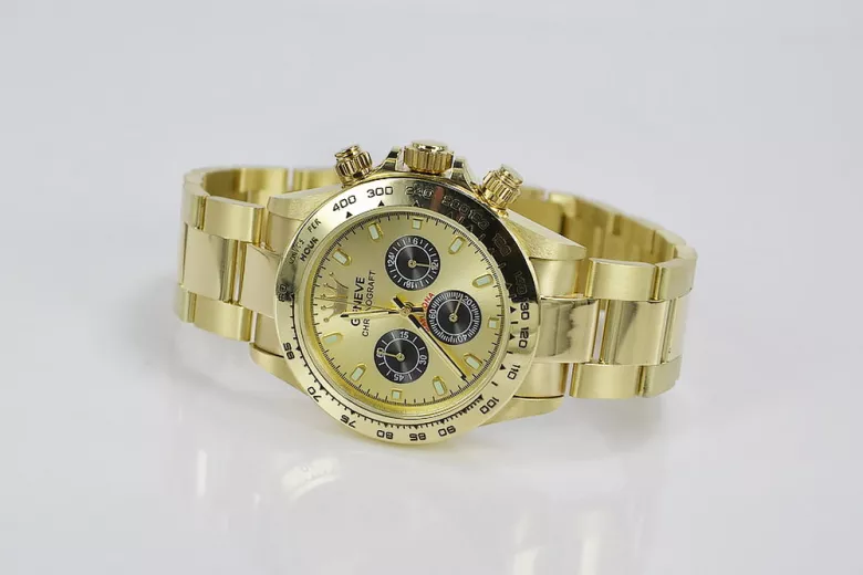 Montre homme en or Genève ★ zlotychlopak.pl ★ Pureté de l’or 585 333 Prix bas!