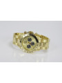 Goldene Herrenuhr Geneve ★ zlotychlopak.pl ★ Gold Reinheit 585 333 Niedriger Preis!