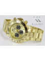 Goldene Herrenuhr Geneve ★ zlotychlopak.pl ★ Gold Reinheit 585 333 Niedriger Preis!