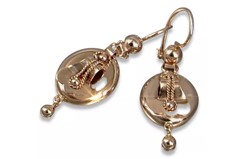 Boucles d’oreilles en or zlotychlopak.pl ★ Échantillon d’or ★ 585 333 Prix bas!