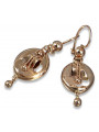 Boucles d’oreilles en or zlotychlopak.pl ★ Échantillon d’or ★ 585 333 Prix bas!