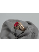 Russische sowjetische Rose 14 Karat 585 Gold Alexandrit Rubin Smaragd Saphir Zirkon Ring vrc016