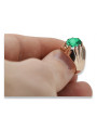 Rose soviétique russe 14k 585 or Alexandrite Ruby Emerald Sapphire Zircon ring vrc016