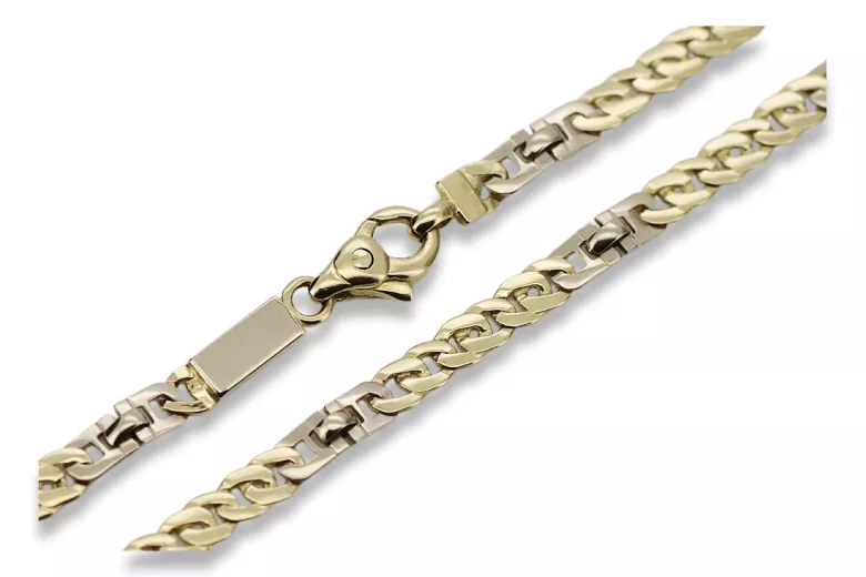 russian rose soviet gold garibaldi bismark bracelet chain