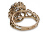 "Оригинальное Винтажное Кольцо из Розового Золота 14K с Цирконом 585" vrc032 vrc032