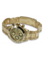 Gold men's watch Geneve ★ zlotychlopak.pl ★ Gold purity 585 333 Low Price!