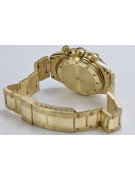 Goldene Herrenuhr Geneve ★ zlotychlopak.pl ★ Gold Reinheit 585 333 Niedriger Preis!