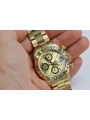 Gold men's watch Geneve ★ zlotychlopak.pl ★ Gold purity 585 333 Low Price!