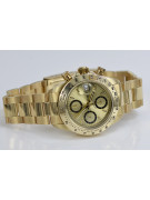 Gold men's watch Geneve ★ zlotychlopak.pl ★ Gold purity 585 333 Low Price!