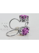 925 Sterling Silber Amethyst Ohrringe vec196s