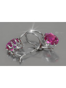 925 Sterling Silber Amethyst Ohrringe vec196s