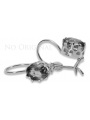 Boucles d'oreilles en Argent Sterling 925 Vintage, Réglag vec196s