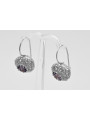 Boucles d'oreilles en argent sterling 925, Alexandrite vec002s