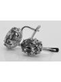 "Boucles d'oreilles en or rose 14 carats 585 au style vintage" vec079 vec079