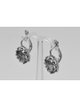 "Boucles d'oreilles en or rose 14 carats 585 au style vintage" vec079 vec079